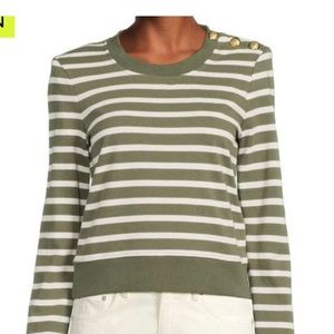 Veronica Beard Jeans cropped top sweatshirt